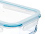 Vivalto Set de 4 Fiambreras Rectangulares de Borosilicato