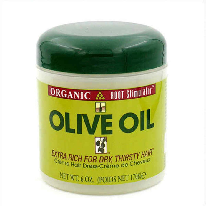 Organic Root Stimulator Olive Oil Creme Hair Dress Extra Rich para Cabello Seco 170g Organic Root Stimulator Olive Oil Creme Hair Dress Extra Rich para Cabello Seco 170g