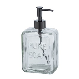 Wenko Dosificador de Jabón Pure Soap Transparente