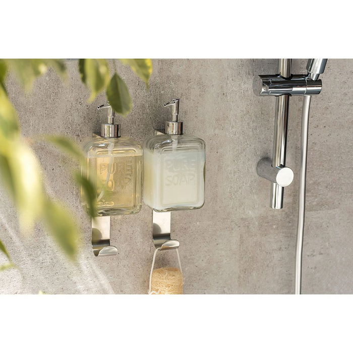 Wenko Dosificador de jabón Pure Soap 24714100 Transparente Vidrio 550 ml