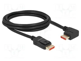 DeLOCK Cable DisplayPort Macho a Macho 90° Derecha 8K 60 Hz 2 m