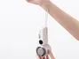 Conceptronic AERIVA03C Ventilador de mano con placa de enfriamiento y pantalla digital, Crema