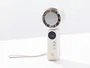Conceptronic AERIVA03C Ventilador de mano con placa de enfriamiento y pantalla digital, Crema