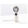 Conceptronic AERIVA03C Mini Ventilador Portátil con Placa de Enfriamiento y Pantalla Digital, Crema