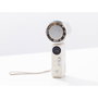 Conceptronic AERIVA03C Mini Ventilador Portátil con Placa de Enfriamiento y Pantalla Digital, Crema