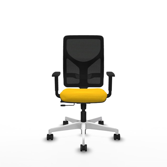 PIQUERAS Y CRESPO Silla de oficina Motilla con mecanismo Sincro/Traslack, Amarillo y Negro PIQUERAS Y CRESPO Silla de oficina Motilla con mecanismo Sincro/Traslack, Amarillo y Negro