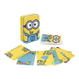 Paladone Baraja de Naipes en Caja Metálica de los Minions para Jugar y Coleccionar, 54 Cartas con Diseño Licenciado