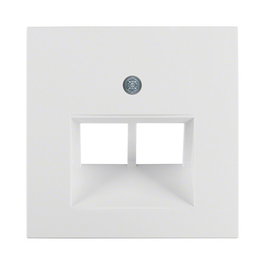 Hager Mecanismo 1409 19 09 Blanco, Plástico, para PWS 2 Puntos Conexión, Central UAE, Incluye 10 Piezas