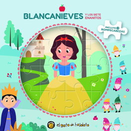 GATO DE HOJALATA Blancanieves (Libro + 3 puzles)