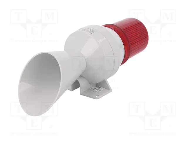 AUER SIGNAL Señalizador Luminoso y Sonoro Rojo 24VDC KLL AUER SIGNAL Señalizador Luminoso y Sonoro Rojo 24VDC KLL