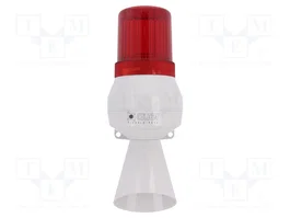 AUER SIGNAL Señalizador Luminoso y Sonoro Rojo 24VDC KLL