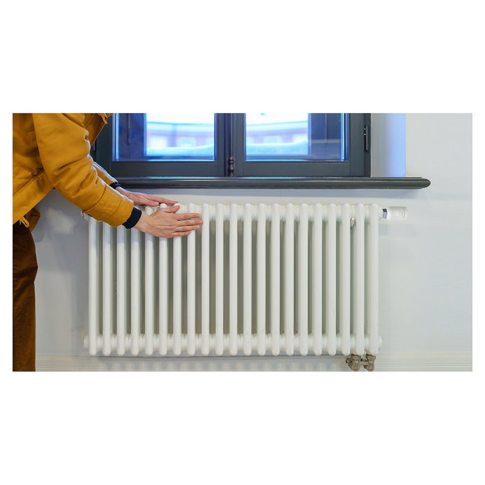 Imou KIT-TRV1-EU-2 Termostato digital inteligente para habitación, ZigBee, Blanco, Batería