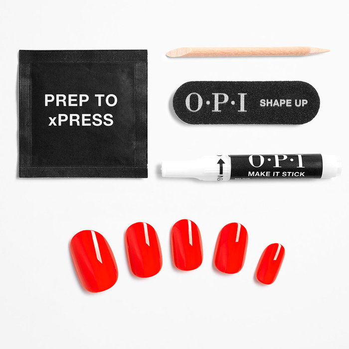 OPI xPRESS/ON Uñas Artificiales Tonos Icónicos #Cajun Shrimp - Kit de 30 Uñas Postizas Adhesivas Reutilizables OPI xPRESS/ON Uñas Artificiales Tonos Icónicos #Cajun Shrimp - Kit de 30 Uñas Postizas Adhesivas Reutilizables