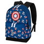 Marvel Capitán América HS PLUS Brave Mochila, Capitán América Azul, Cuerpo Ripstop Resistente y Repelente al Agua, Espalda Acolchada, 23L