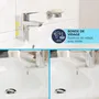 Grohe 234552432 Mezclador Monomando de Lavabo Negro Mate Talla M Caño Mediano Extraíble Ahorro de Agua