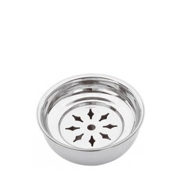 Sambonet Mantequillera Plateada - Acero Inoxidable - Diámetro 9 cm - Para Orfebrería y Mesa (Set de 6)