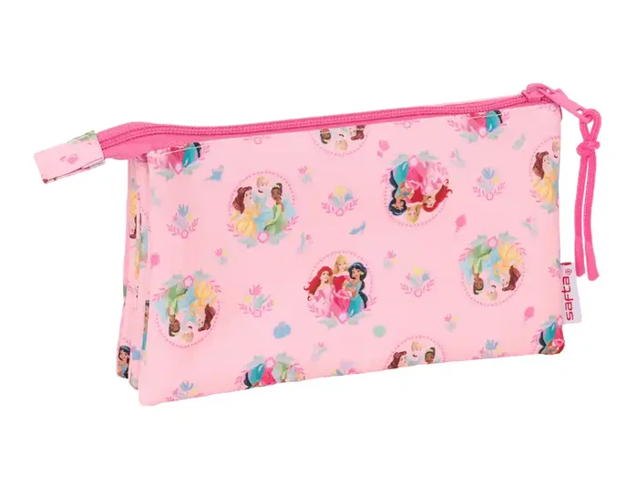 Safta Estuche Portatodo Triple Princesas Disney Safta Estuche Portatodo Triple Princesas Disney