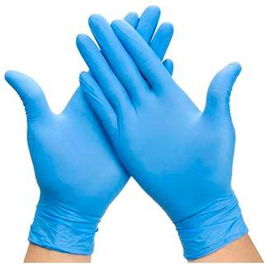 Guantes de Vinilo Sin Polvo Multiusos Talla L - 100 Unidades