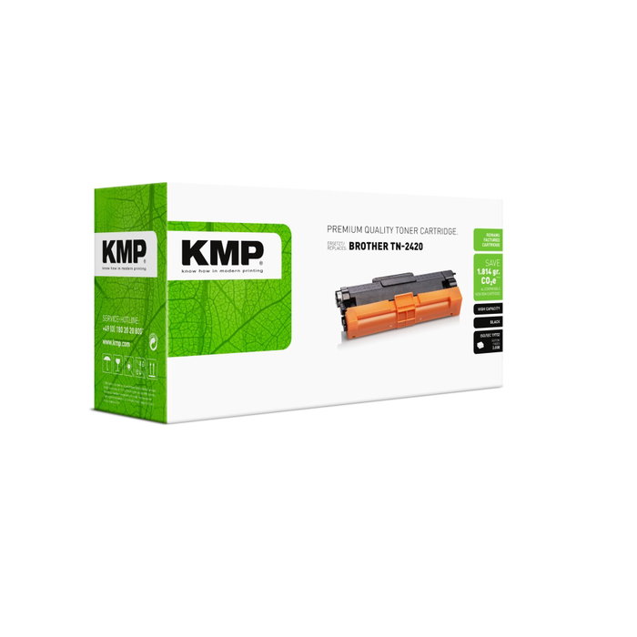 KMP B-T116 Tóner negro compatible con Brother TN-2420