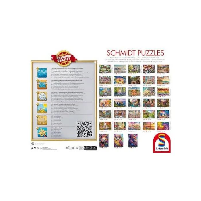 Schmidt Spiele Puzzle AABRK23608 Magnífico Jardín de Mariposas 2000 Piezas