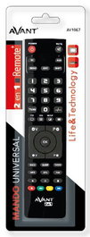 AVANT CONNECT Mando Programable por PC 2 en 1 con Números Grandes
