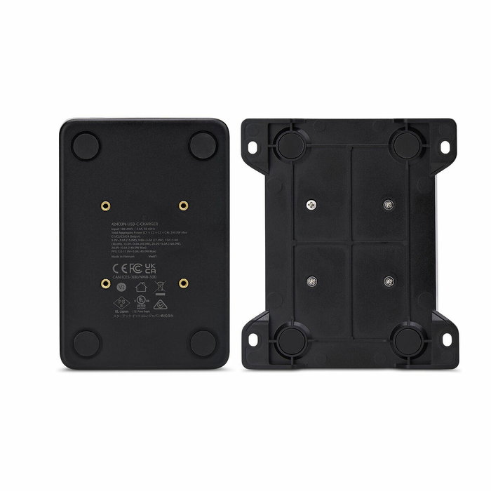 Startech.com 424deu-usb-c-charger cargador de dispositivo mÓvil universal gris corriente alterna carga rÁpida interior