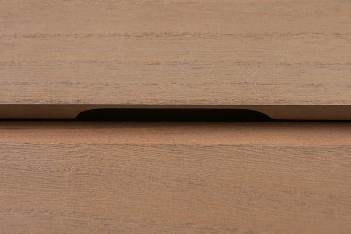 DKD Home Decor Cómoda Paulownia y Olmo de 3 Cajones Natural