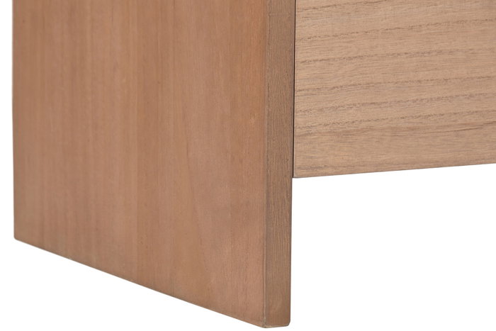 DKD Home Decor Cómoda Paulownia y Olmo de 3 Cajones Natural