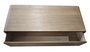 DKD Home Decor Cómoda Paulownia y Olmo de 3 Cajones Natural