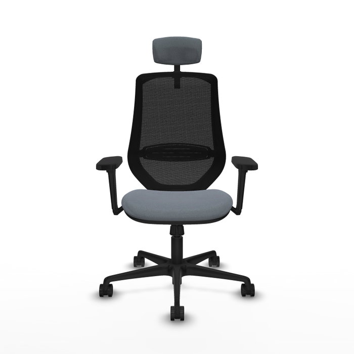 PIQUERAS Y CRESPO Silla de oficina Mardos con mecanismo Sincro, Gris y Negro PIQUERAS Y CRESPO Silla de oficina Mardos con mecanismo Sincro, Gris y Negro