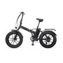 Youin Bicicleta Eléctrica Urbana Texas V3 Black Edition Plegable Ruedas FAT 20" BK1201B Negro