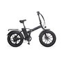 Youin Bicicleta Eléctrica Urbana Texas V3 Black Edition Plegable Ruedas FAT 20" BK1201B Negro