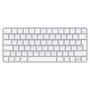 Apple Magic Keyboard Inalámbrico con Touch ID, Teclado Español QWERTY, Plata/Blanco, USB-C