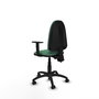 PIQUERAS Y CRESPO Silla de oficina Aýna Verde esmeralda con Brazos 1D