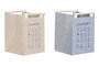 DKD Home Decor Cesta Ropa Fieltro 37x37x52 Surtido de 2