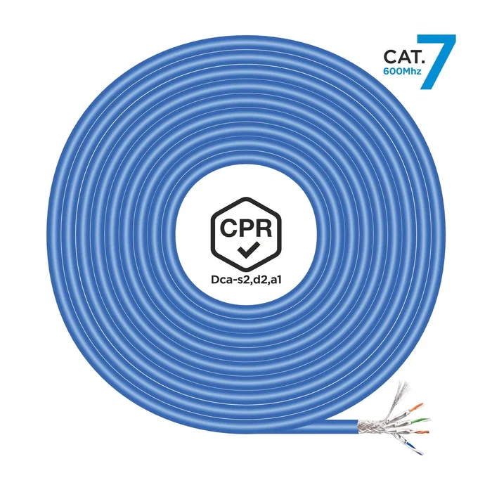Aisens Bobina de Cable de Red RJ45 Cat.7 S/FTP AWG23 600 MHz Azul 500m Aisens Bobina de Cable de Red RJ45 Cat.7 S/FTP AWG23 600 MHz Azul 500m