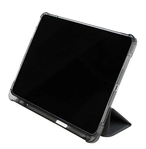 Tucano IPDA11M2ST-G Funda Folio Gris para iPad Air 11 M2 (2024) y iPad Air 10.9" 4th/5th Gen (27.9 cm/11") de TPU con Modo Espera y Portabolígrafo