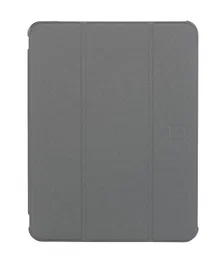 Tucano IPDA11M2ST-G Funda Folio Gris para iPad Air 11 M2 (2024) y iPad Air 10.9" 4th/5th Gen (27.9 cm/11") de TPU con Modo Espera y Portabolígrafo