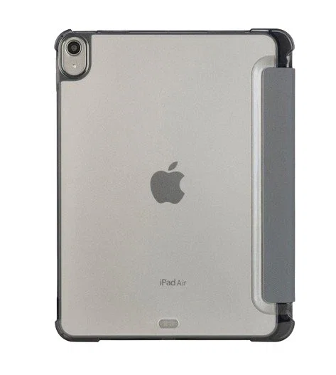 Tucano IPDA11M2ST-G Funda Folio Gris para iPad Air 11 M2 (2024) y iPad Air 10.9" 4th/5th Gen (27.9 cm/11") de TPU con Modo Espera y Portabolígrafo