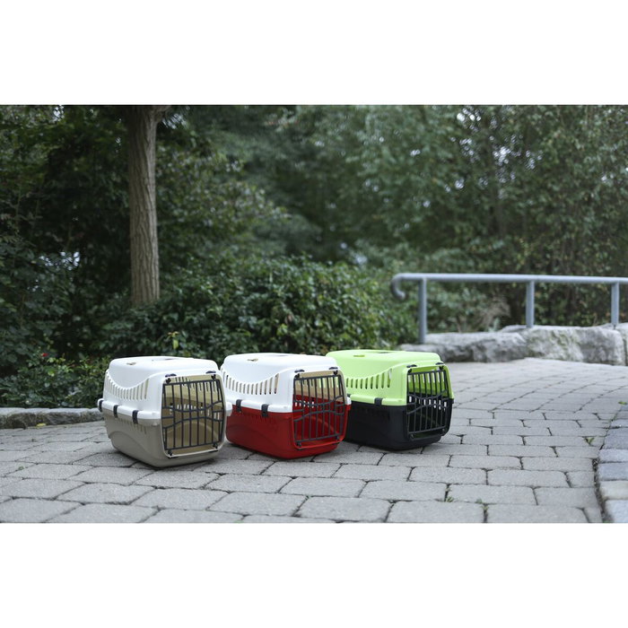 Kerbl Transportín Expedion Crema/Rojo 48x32x32 Kerbl Transportín Expedion Crema/Rojo 48x32x32