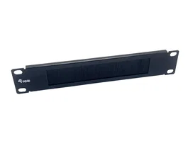 Equip Panel pasacables con cepillo 10 pulgadas 1U Negro