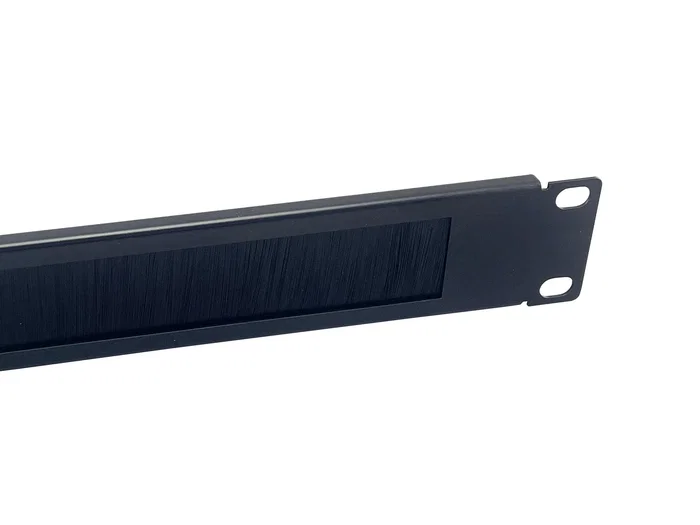 Equip Panel pasacables con cepillo 10 pulgadas 1U Negro