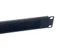 Equip Panel pasacables con cepillo 10 pulgadas 1U Negro