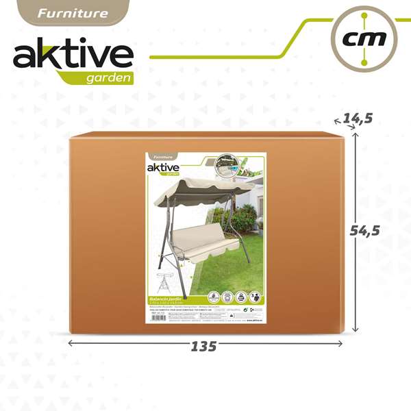 Color Baby Balancín 3 plazas marfil 180x107x160cm