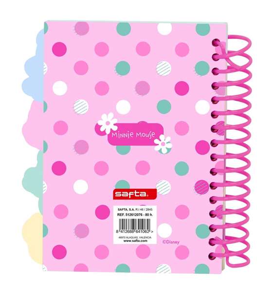 Safta Bloc de notas A6 Minnie Mouse