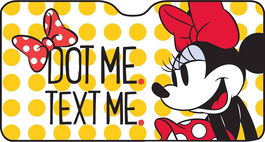 Parasol Delantero Suv Minnie 150x80 cm con Alta Protección - CZ10258 - Producto Oficial Disney