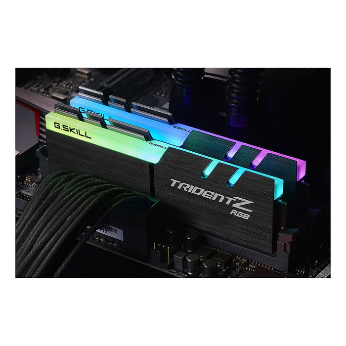 G.Skill Memoria RAM Trident Z RGB F4-3200C16D-16GTZRX 16GB (2x8GB) DDR4 3200MHz CL16 Kit de 2 Módulos Negro