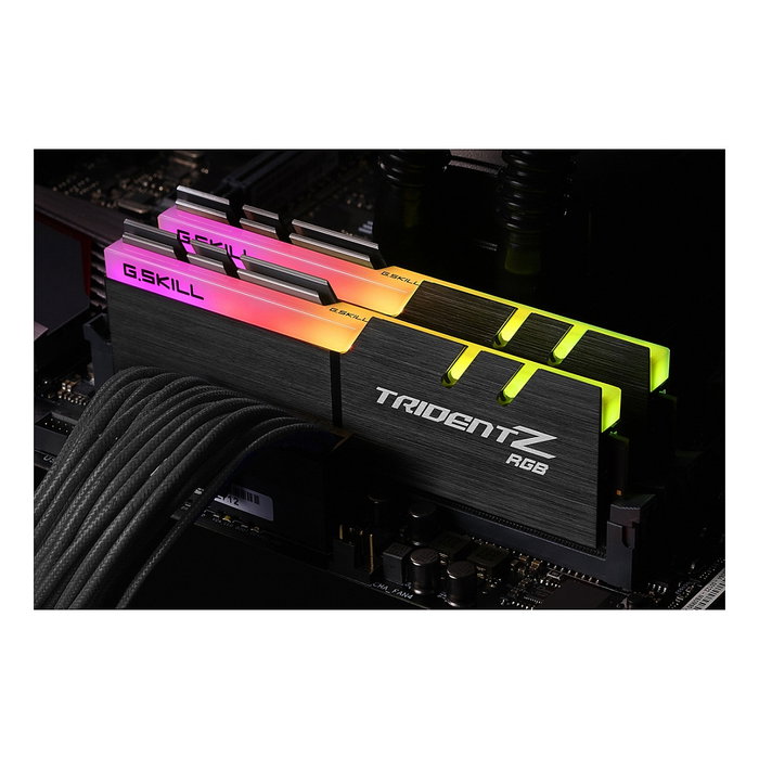 G.Skill Memoria RAM Trident Z RGB F4-3200C16D-16GTZRX 16GB (2x8GB) DDR4 3200MHz CL16 Kit de 2 Módulos Negro