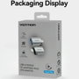 Vention Adaptador OTG USB-C Hembra a Lightning Macho Azul