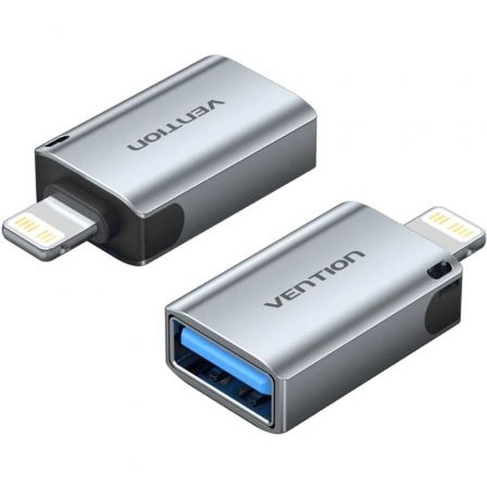 Vention Adaptador OTG USB Hembra a Lightning Macho Azul CUCH0 Vention Adaptador OTG USB Hembra a Lightning Macho Azul CUCH0